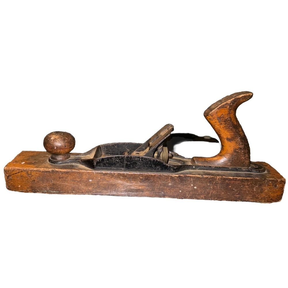 Vintage Antique Wood Plane Wooden Block Plane Tool 18 Inch Long